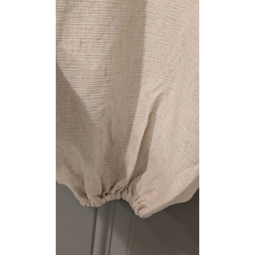 Women's ASOS DESIGN Plus Size 14 Beige Crop Top with Drawstring